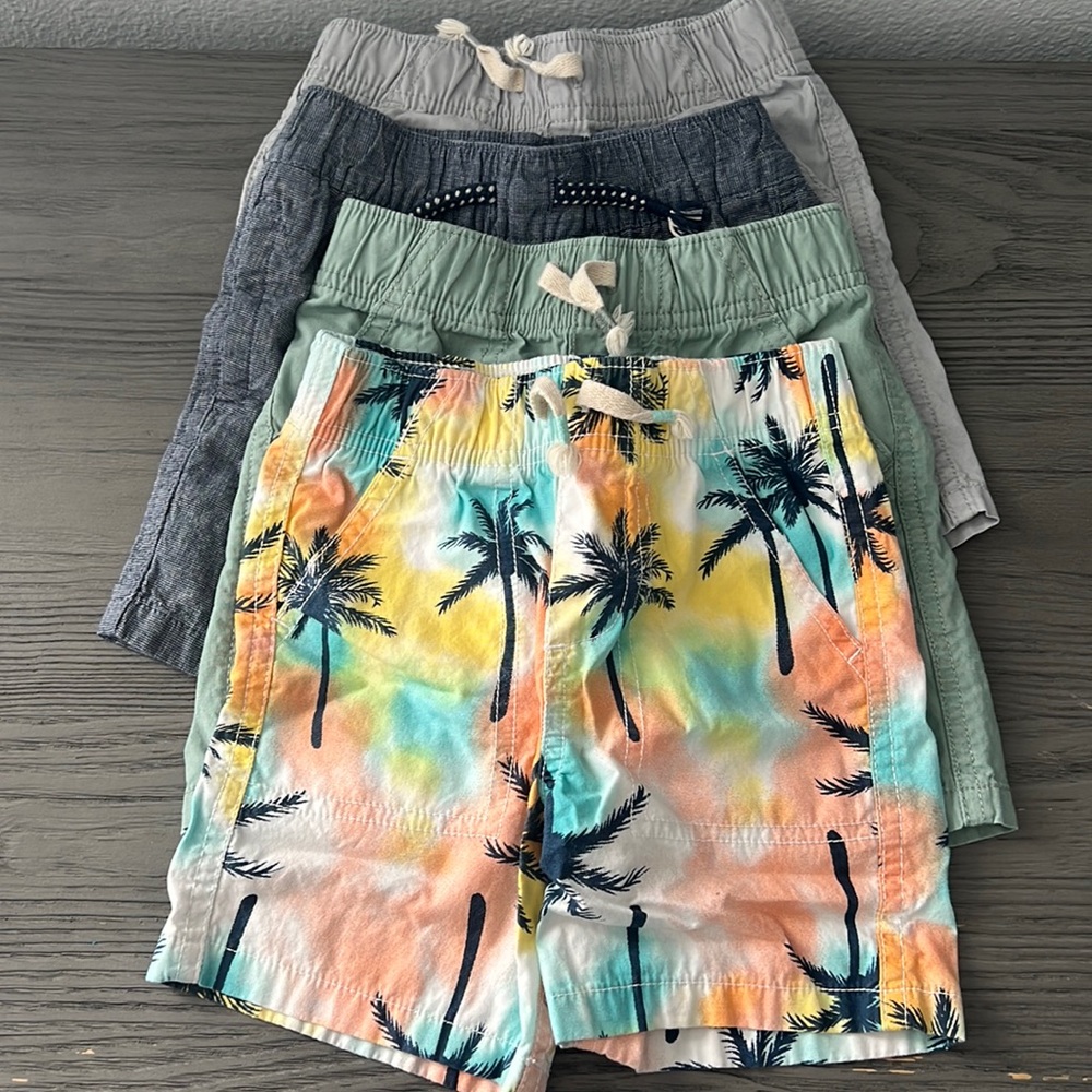 4 shorts different shorts